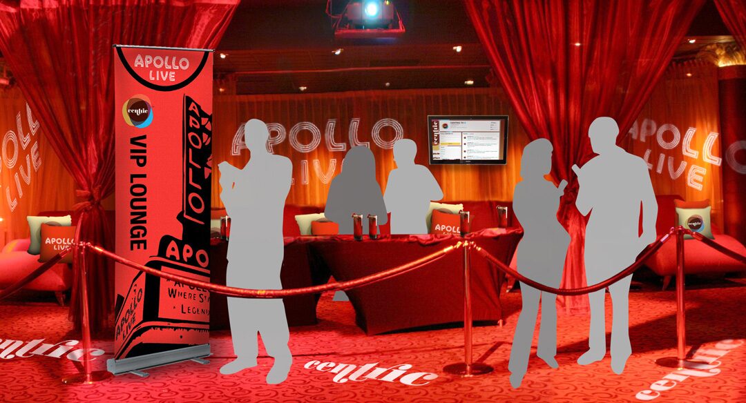 VIP lounge mockup