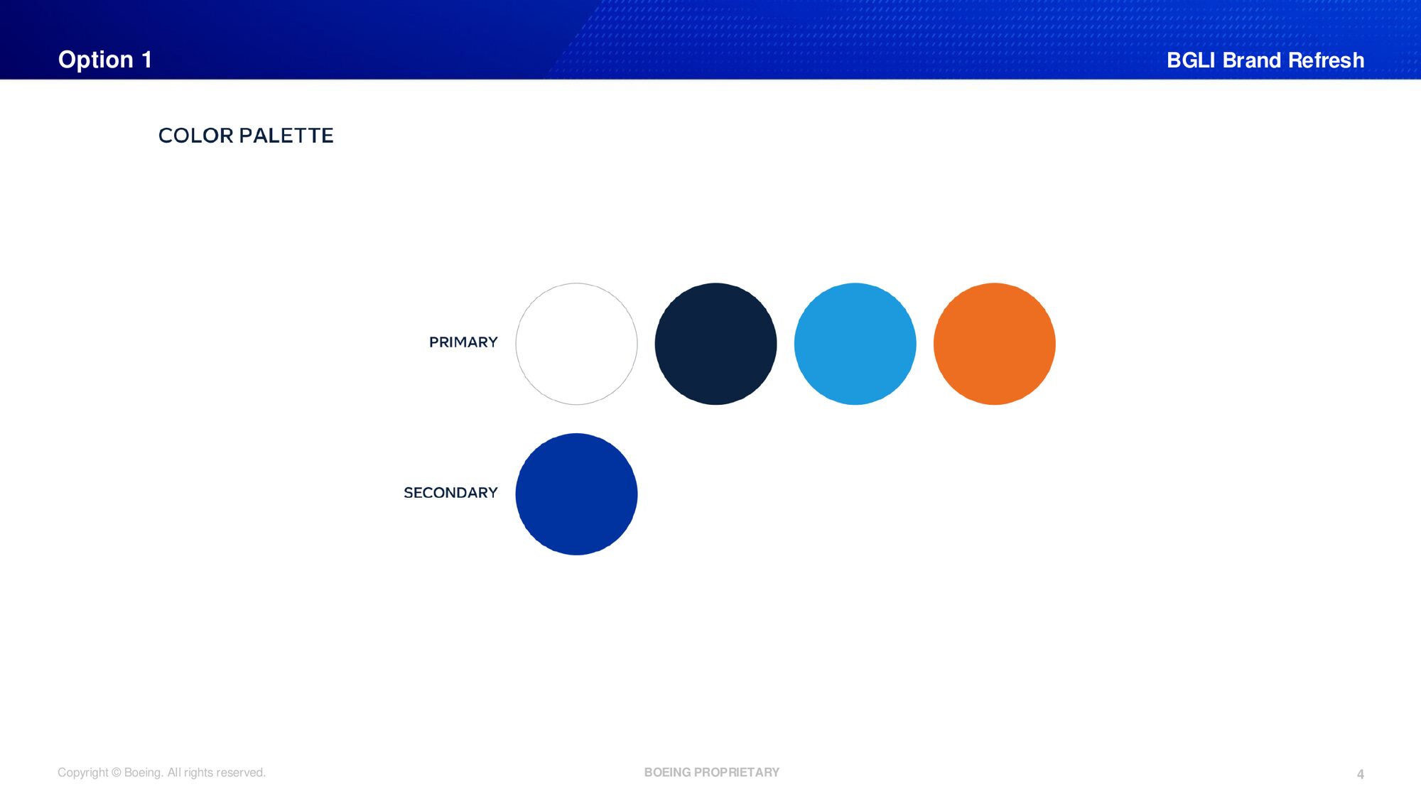 Color palette