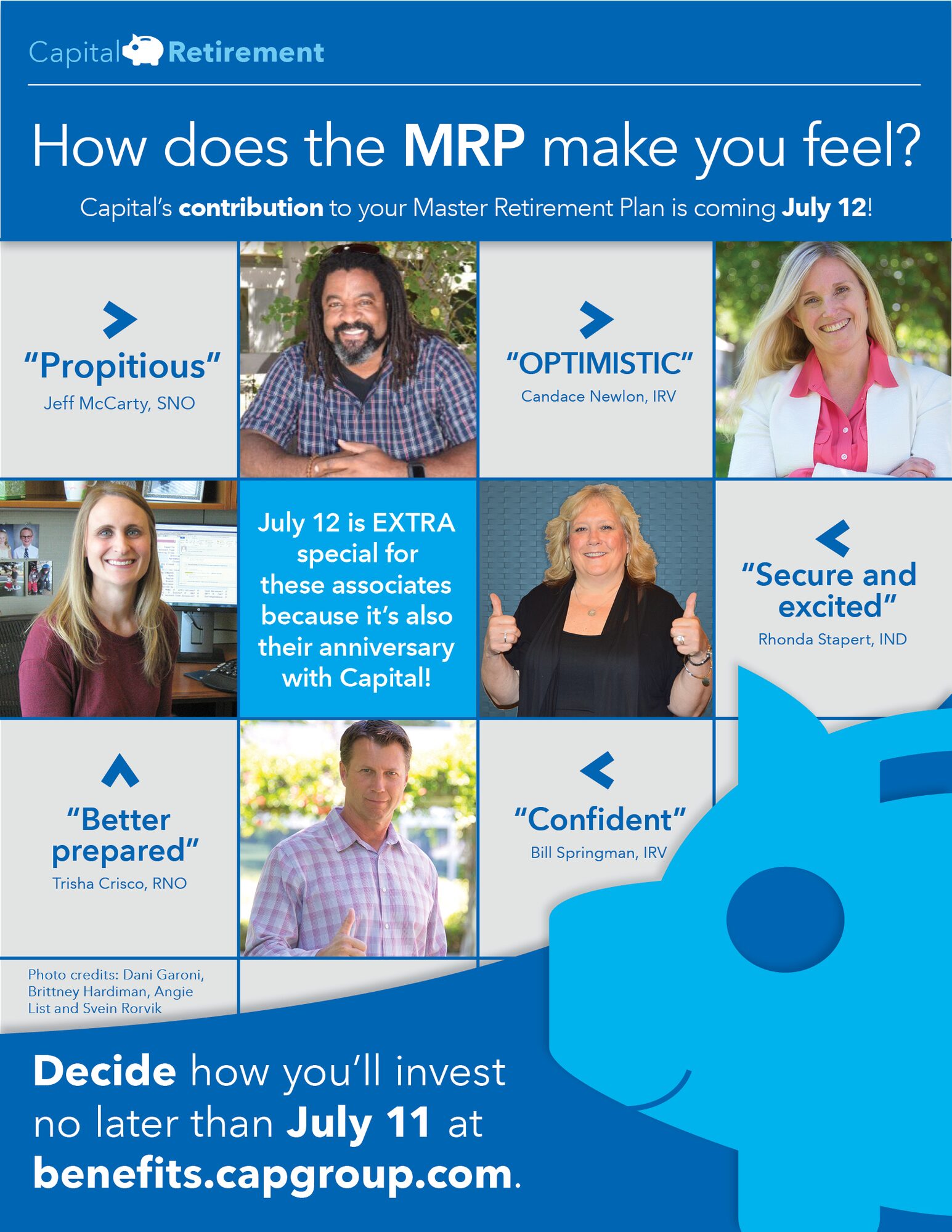 How does the MRP make you feel? Poster.