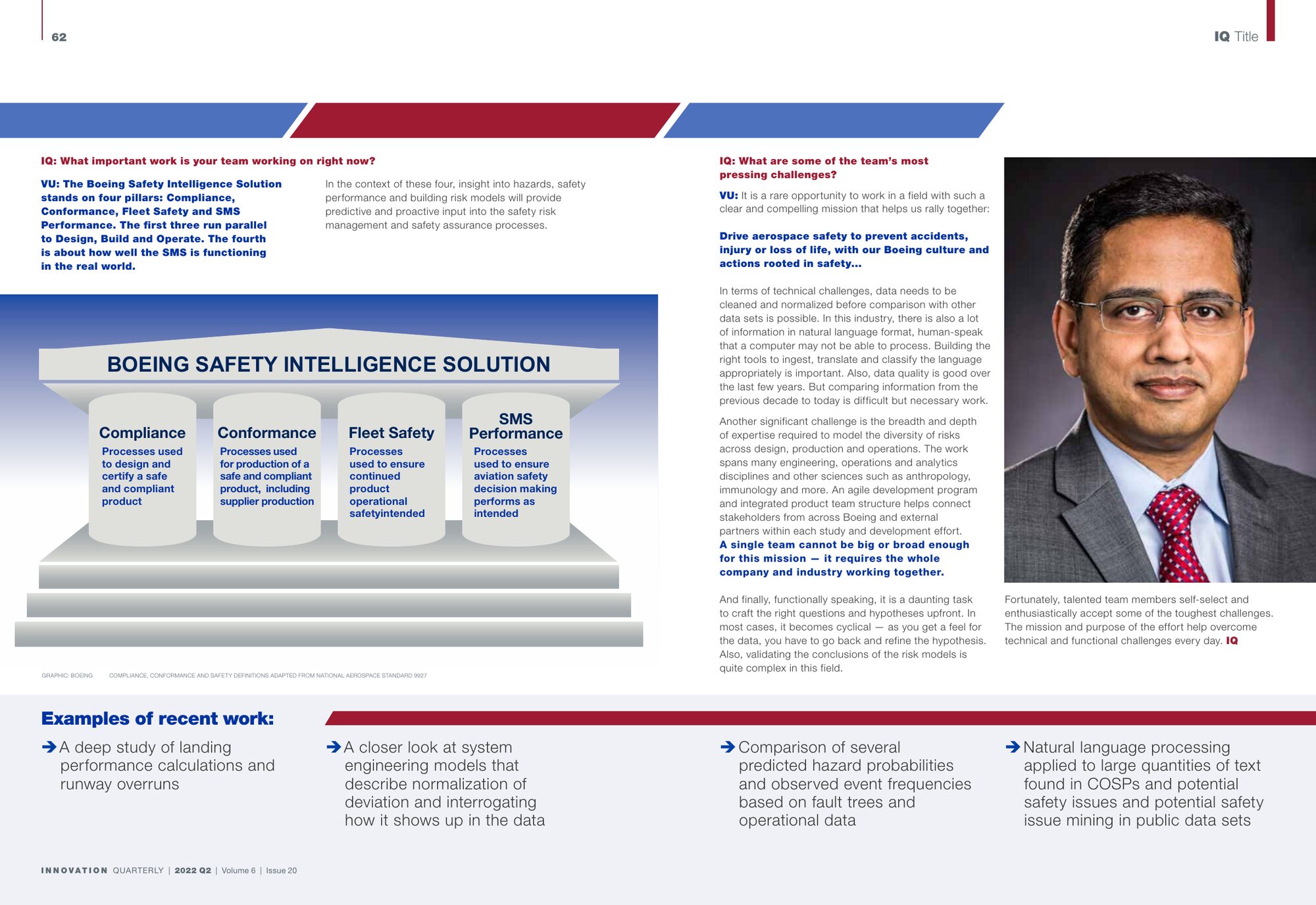 Predict to Prevent. The Boeing Safety Intelligence Solution, diagrammed.