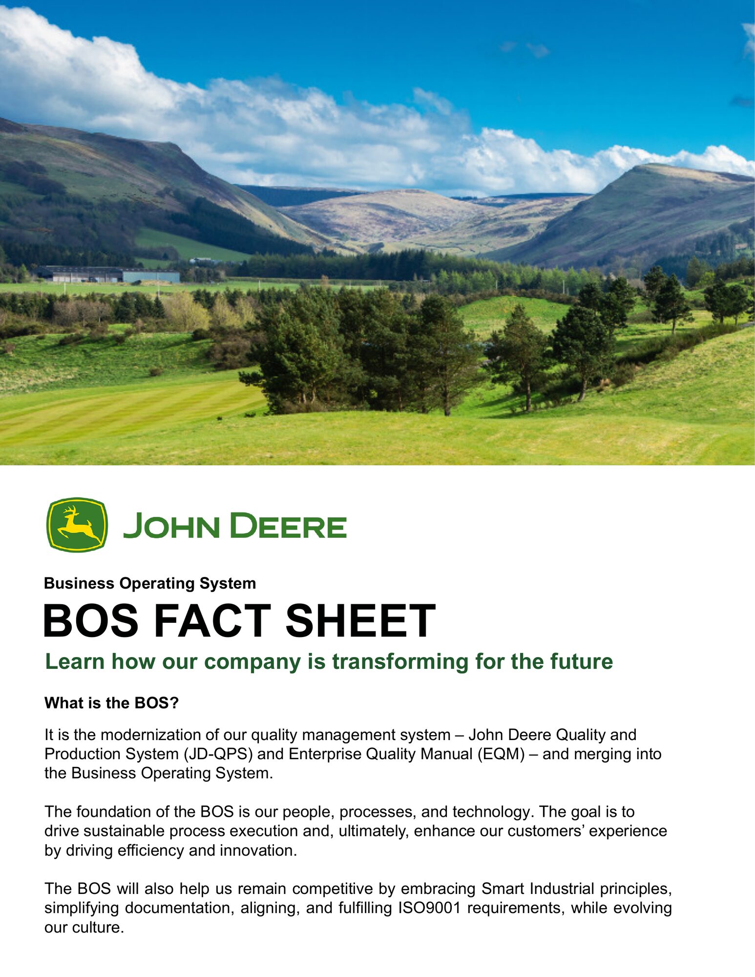 BOS fact sheet