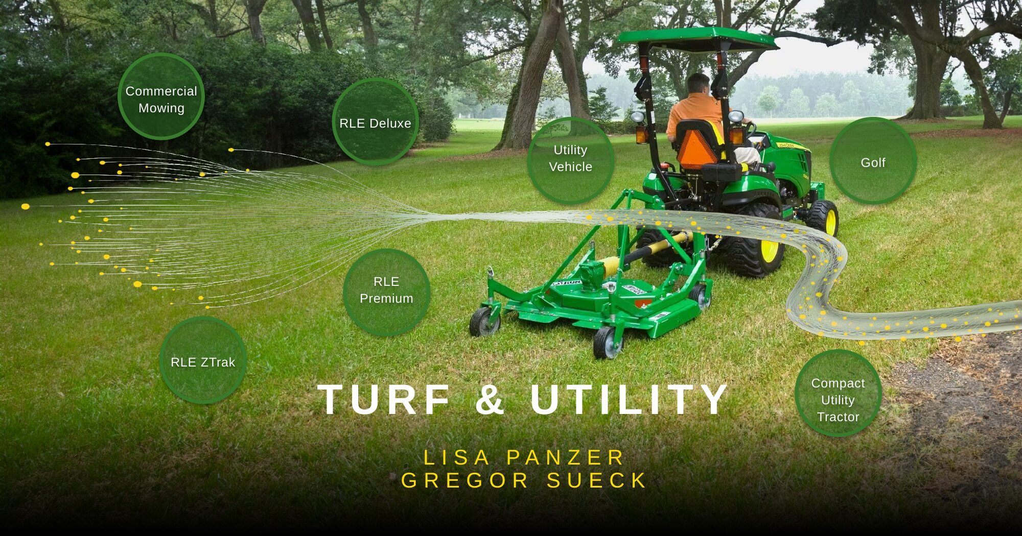 Product line opener. Turf and utility.