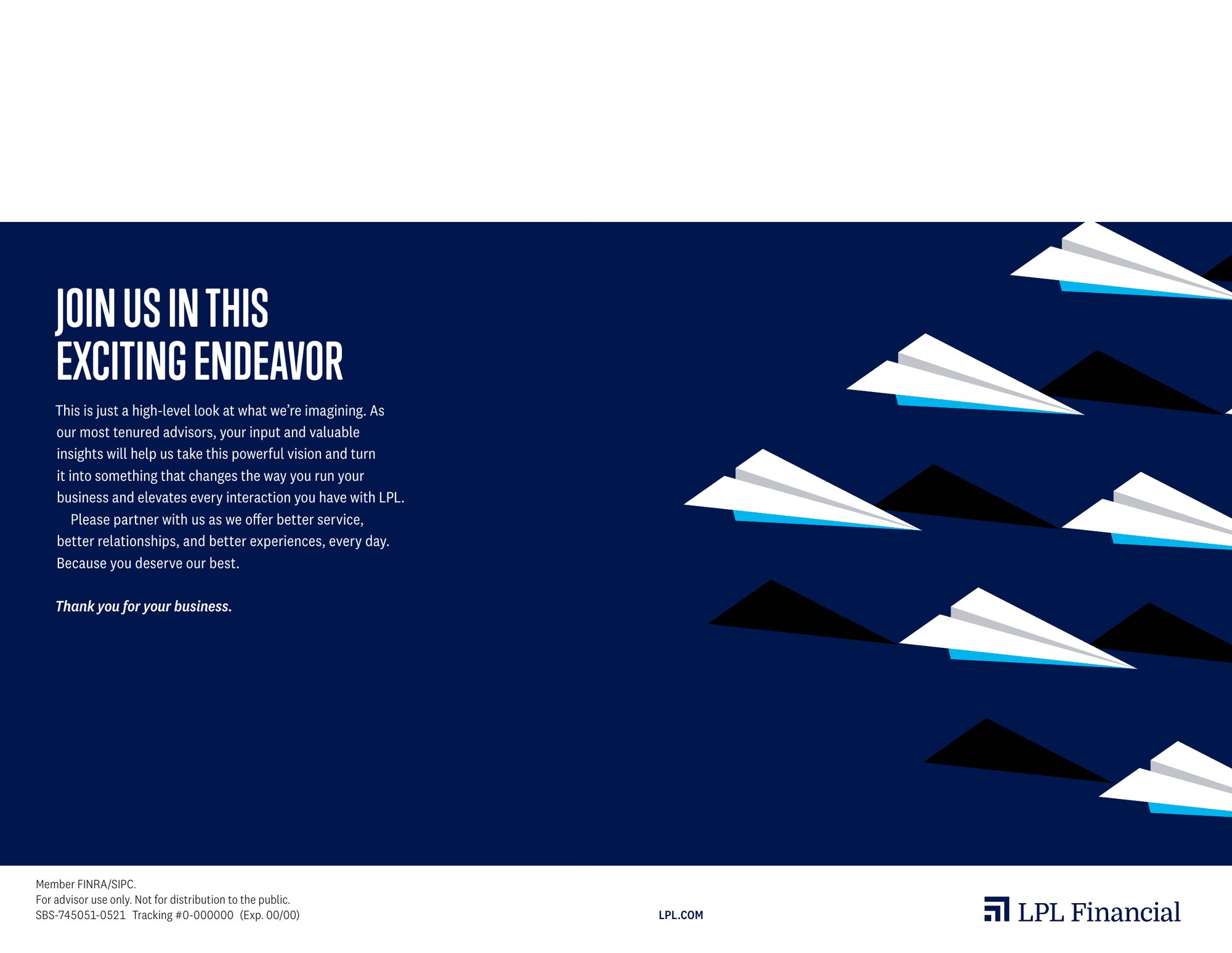Back cover. Join us in this exciting endeavor.