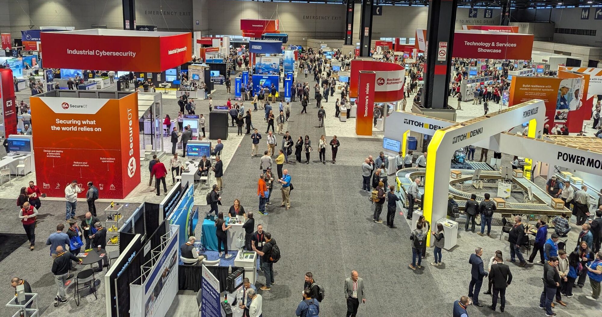 Automation Fair 2025 show floor. Photo: public event coverage.