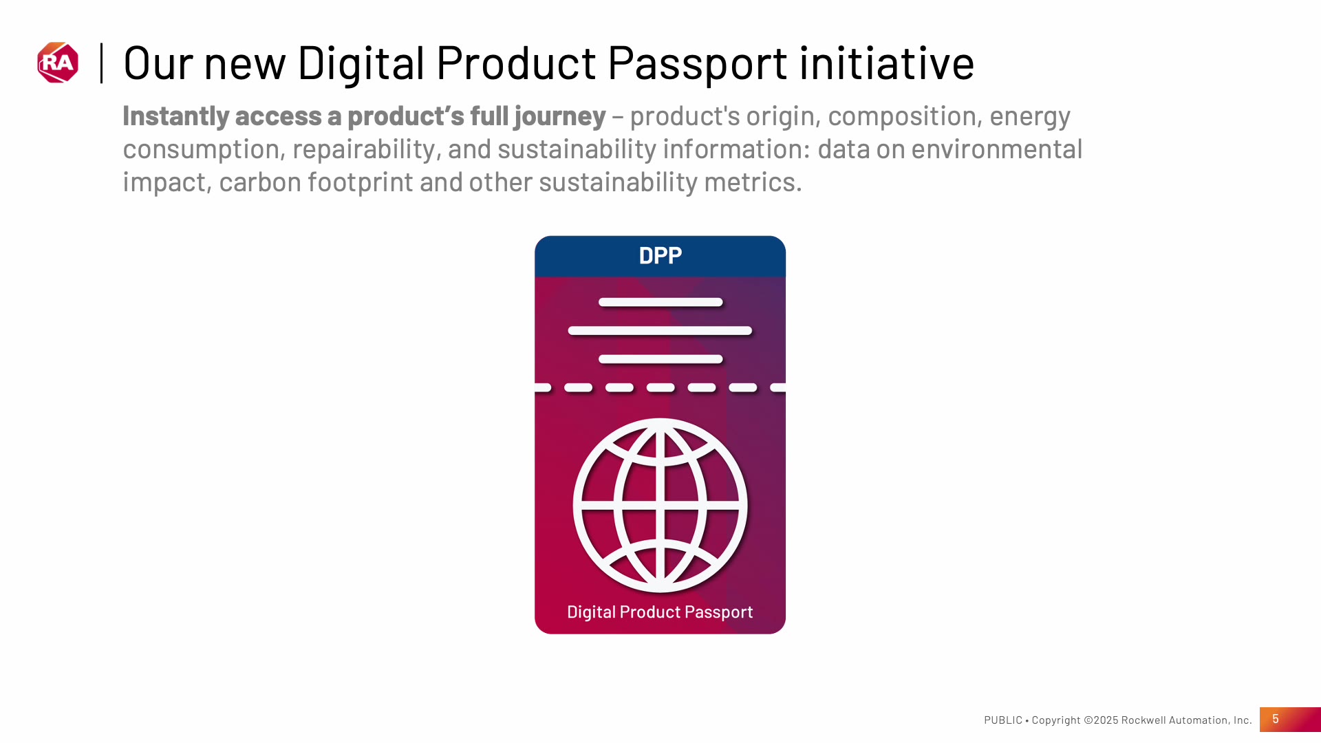 Scan a code, read the passport