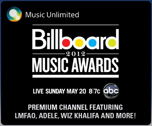 Billboard Music Awards channel. Music Unlimited.