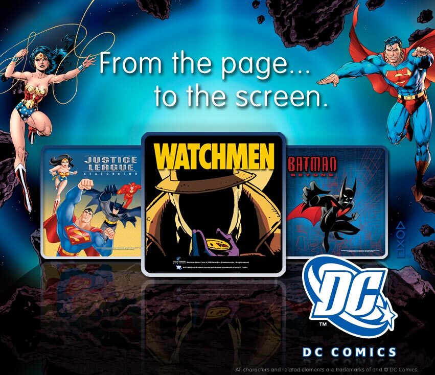DC Comics. From the page to the screen.