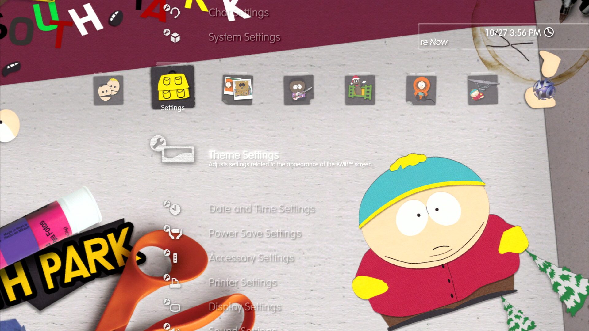 PlayStation interface skin